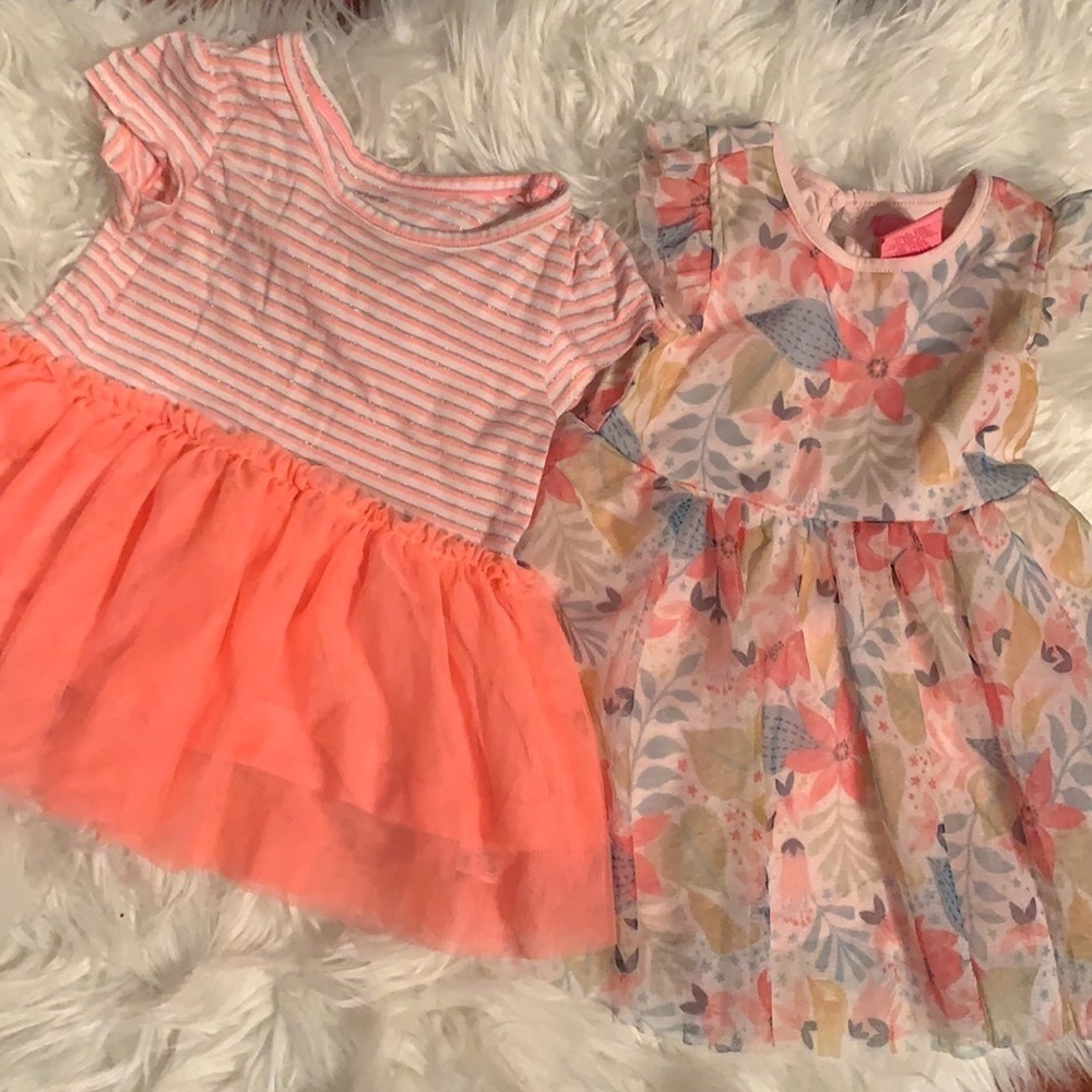 Two Baby Girl Dresses - 6 months